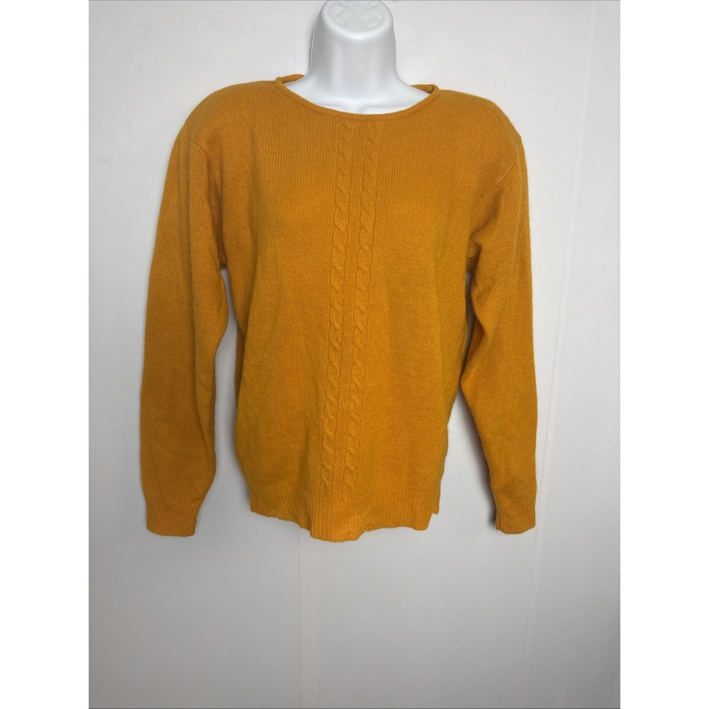 VTG La Chapelle Womens S‎ Angora Lambswool Blend Sweater Soft Knit Cozy Fall